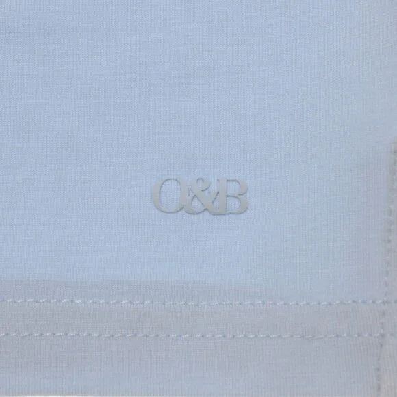 Orchard & Broome NWT Grand Stretch Polo Shirt Size S in Blue Cotton & Spandex